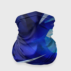 Бандана Black and blue abstract background sport style