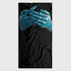 Бандана-труба Руки в перчатках Фрэджайл death stranding 2, цвет: 3D-принт — фото 2