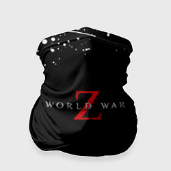 Бандана-труба World war z краски, цвет: 3D-принт