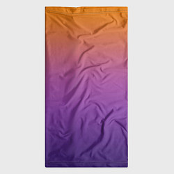 Бандана-труба Градиент оранжево-фиолетовый, цвет: 3D-принт — фото 2