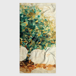 Бандана-труба Многоугольное дерево с листьями, цвет: 3D-принт — фото 2