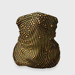 Бандана-труба Золотые камушки, цвет: 3D-принт
