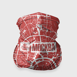 Бандана Красная карта Москвы