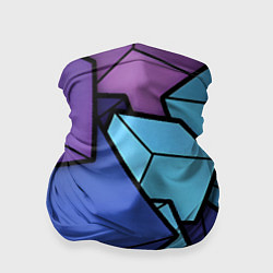 Бандана-труба Куб, цвет: 3D-принт