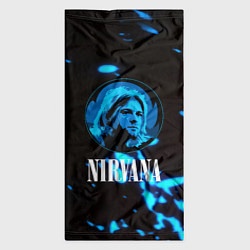 Бандана-труба Nirvana рок бенд краски, цвет: 3D-принт — фото 2