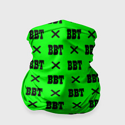 Бандана BBT logo green steel