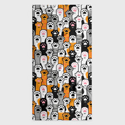 Бандана-труба Кошачьи лапы, цвет: 3D-принт — фото 2