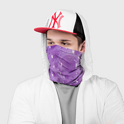 Бандана-труба Фиолетовая пена, цвет: 3D-принт — фото 2