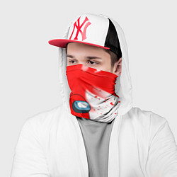 Бандана-труба Амонг ас красный огонь, цвет: 3D-принт — фото 2