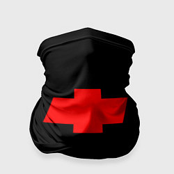 Бандана-труба Chevrolet red logo, цвет: 3D-принт