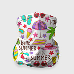 Бандана-труба Hello summer, цвет: 3D-принт