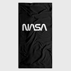 Бандана-труба Nasa white logo, цвет: 3D-принт — фото 2