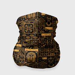 Бандана-труба Египетский орнамент - паттерн, цвет: 3D-принт