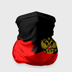 Бандана-труба Россия красные краски, цвет: 3D-принт