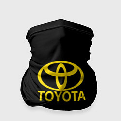 Бандана-труба Toyota yellow, цвет: 3D-принт