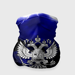 Бандана-труба Россия шторм и молнии, цвет: 3D-принт