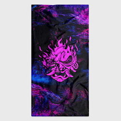 Бандана-труба Cyberpunk неоновые краски, цвет: 3D-принт — фото 2