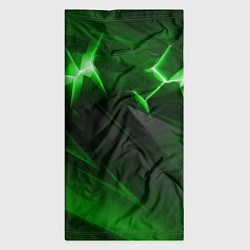 Бандана-труба Яркая зеленая объемная абстракция, цвет: 3D-принт — фото 2