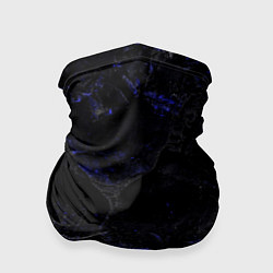 Бандана-труба Потертая синяя текстура, цвет: 3D-принт