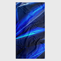 Бандана-труба Синяя геометрическая абстракция, цвет: 3D-принт — фото 2