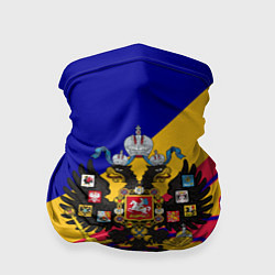 Бандана Герб империи и крупный красный пиксельный камуфляж