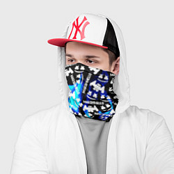 Бандана-труба Marshmello fire, цвет: 3D-принт — фото 2