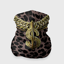 Бандана Костюм богача с золотой цепью