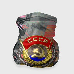 Бандана-труба СССР краски ретро, цвет: 3D-принт