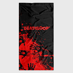 Бандана-труба Deathloop руки краска, цвет: 3D-принт — фото 2