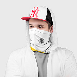 Бандана-труба Мы русские с нами Бог малый черный кцк Николай II, цвет: 3D-принт — фото 2