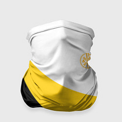 Бандана-труба Мы русские с нами Бог малый желтый КЦК Николай II, цвет: 3D-принт