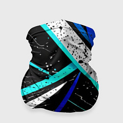 Бандана-труба Разноцветные праздничные линии, цвет: 3D-принт