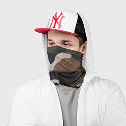 Бандана-труба Армейский камуфляж, цвет: 3D-принт — фото 2