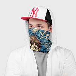 Бандана-труба Аниме на пэчворк, цвет: 3D-принт — фото 2