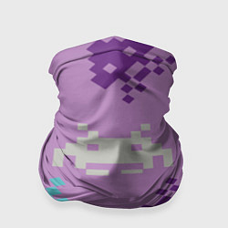 Бандана-труба Пиксели, цвет: 3D-принт