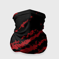 Бандана-труба The color is red and black, цвет: 3D-принт