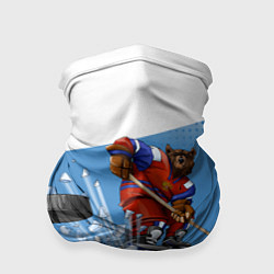 Бандана-труба Русский хоккей, цвет: 3D-принт