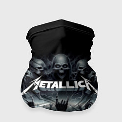 Бандана-труба Metallica thrash metal - gesture, цвет: 3D-принт