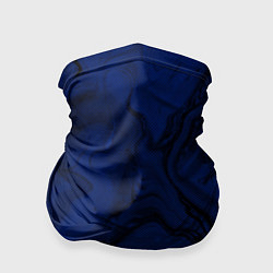 Бандана-труба Чёрно-синий абстракция, цвет: 3D-принт