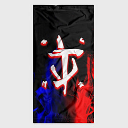 Бандана-труба Doom flame neon, цвет: 3D-принт — фото 2