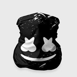 Бандана-труба Marshmello брызги красок, цвет: 3D-принт