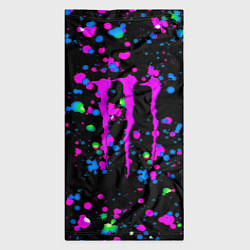 Бандана-труба Monster energy неоновые краски, цвет: 3D-принт — фото 2