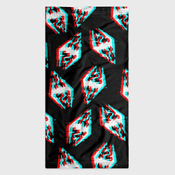 Бандана-труба Skyrim glitch logo patten, цвет: 3D-принт — фото 2