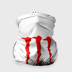 Бандана Monster energy чёрно белые краски