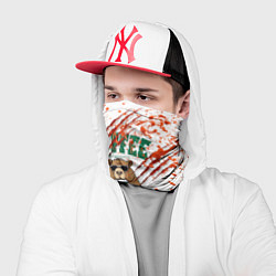 Бандана-труба Капибара с кофе в крови, цвет: 3D-принт — фото 2