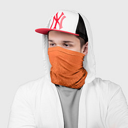 Бандана-труба Кораллово-оранжевый текстурный градиент, цвет: 3D-принт — фото 2