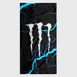 Бандана-труба Monster energy неоновые молнии, цвет: 3D-принт — фото 2