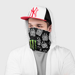 Бандана-труба Monster energy медвежьи лапы, цвет: 3D-принт — фото 2