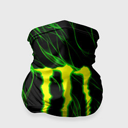 Бандана-труба Monster energy flame green, цвет: 3D-принт