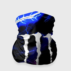 Бандана Monster energy молнии неон